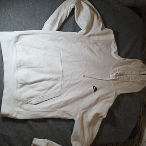 White Nike Club Fleece Hoodie Size Small D1